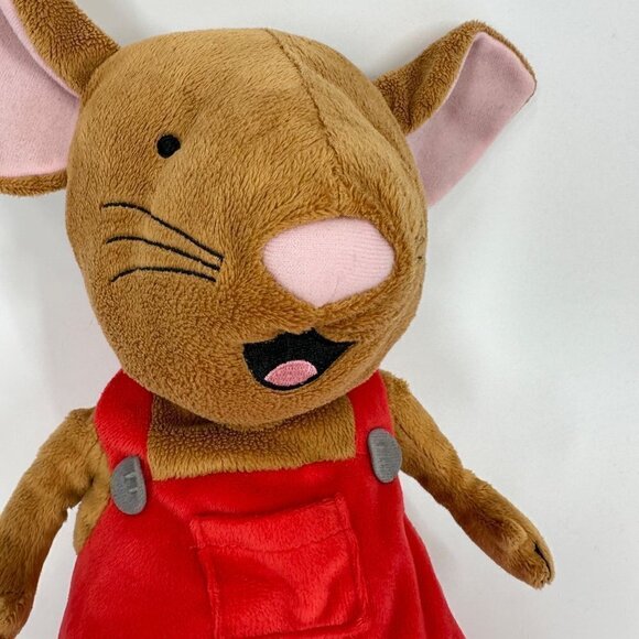 Kohl's Cares If You Give A Mouse A Cookie Plush 14" Red Overalls - Picture 5 of 12